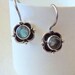 Sleepy blue / Labradorite sterling earrings