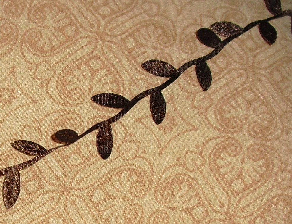 Brown Leaf Trim...5/8" X 3 yards