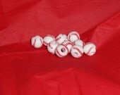 Baseball Beads Set of 10