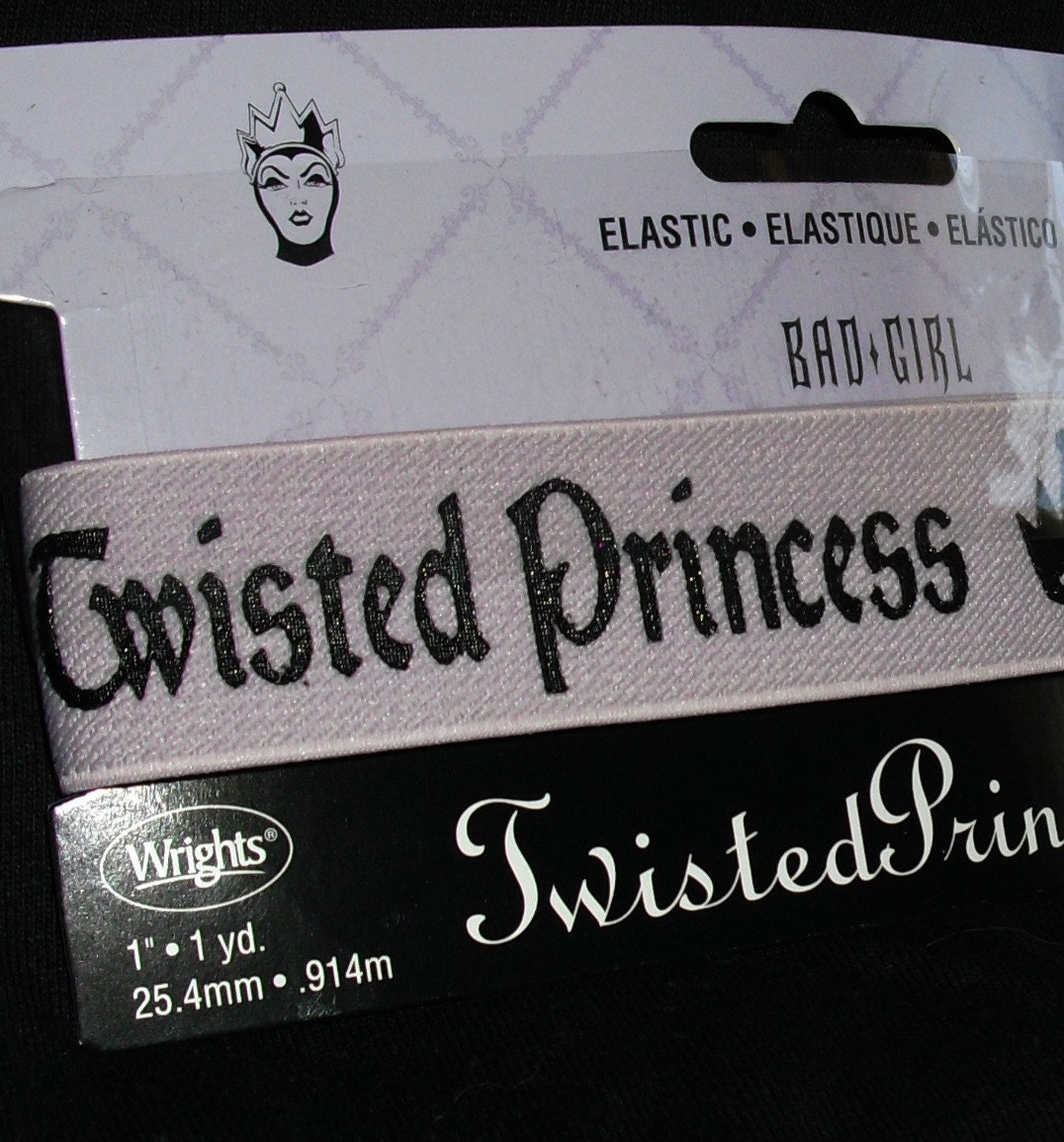 Twisted Princesses Elastic...1" X 1 yard package