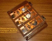 eCog Pluto (tm) v1.0B: Wooden Steampunk Case with Keyboard for the Microsoft Surface (tm) Tablet