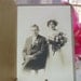 Bride and Groom, Wedding Photography, Antique Photos, 1913, Flapper Style Hat