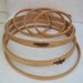 Embroidery Hoops, Vintage Wood Frames Round Wood Frames Cottage Chic vestiesteam eveteam