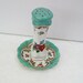 Hat Pin Holder  Pin Holder  Paris Royal Porcelain Hat Pin Stand  Flower Hatpin Container