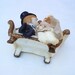 Vintage Wedding Cake Topper Vintage Cake Topper Bride and Groom Cake Topper 1970