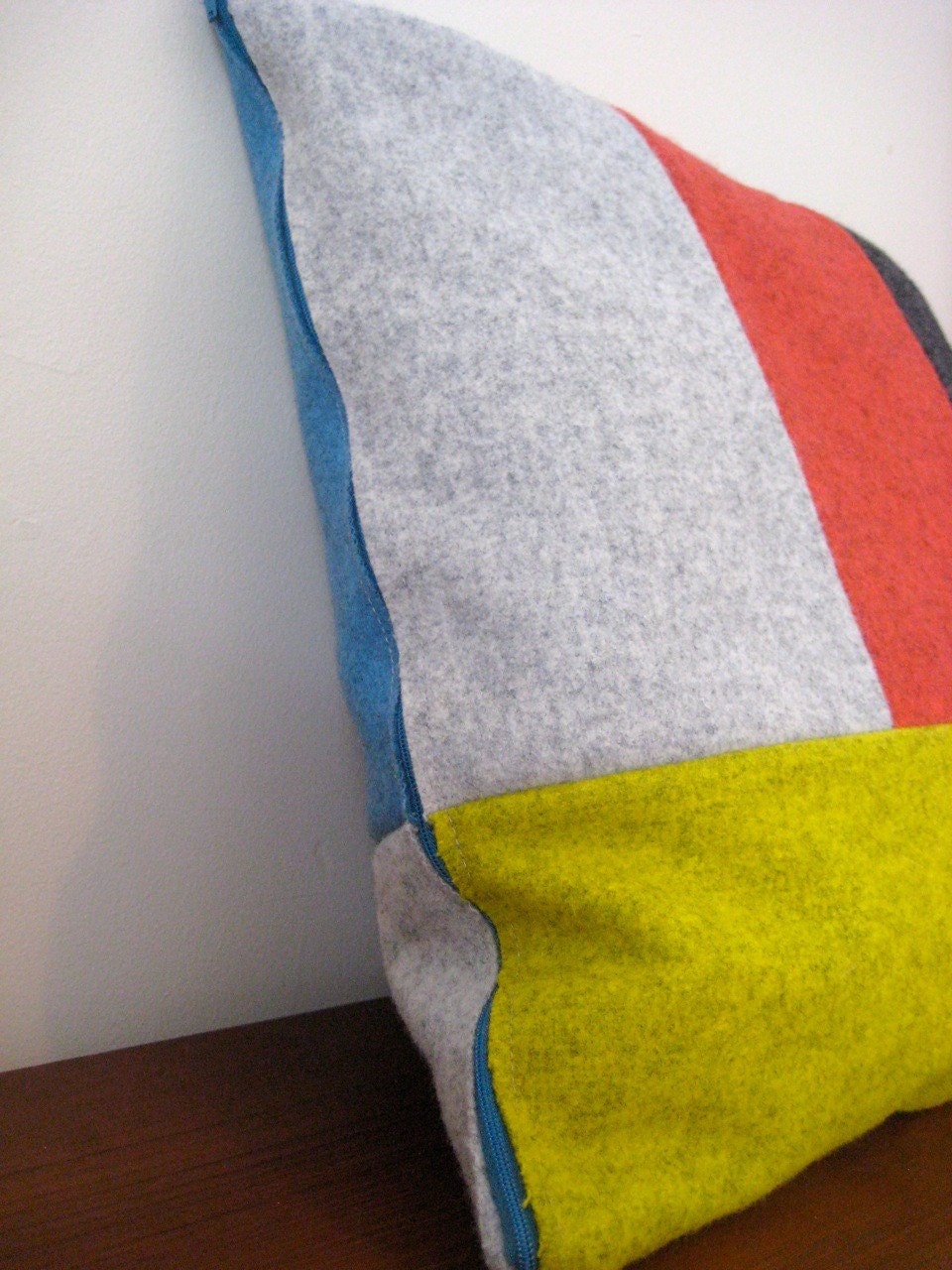 2 x Colour Field wool pillow - PRIMARYS for GEORGE