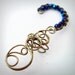 Ear Cuff Absinthe Arch Style Gunmetal Brass Ear Cuff - Wire Wrapped Handmade Jewelry -