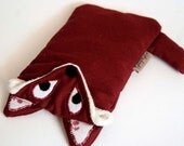 Cherry Fox Iphone, Ipod, cellphone case, padded - made to order