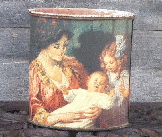 Vintage Watkins 1914 47th Anniversary Collectible Tin, Vintage Advertising Tin