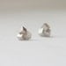 Silver Block Earrings