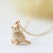 Little Sparrow Necklace in gold