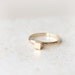 Simple Cube Ring / Adjustable ring