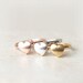 Heart Ring / Adjustable ring / Choose your color
