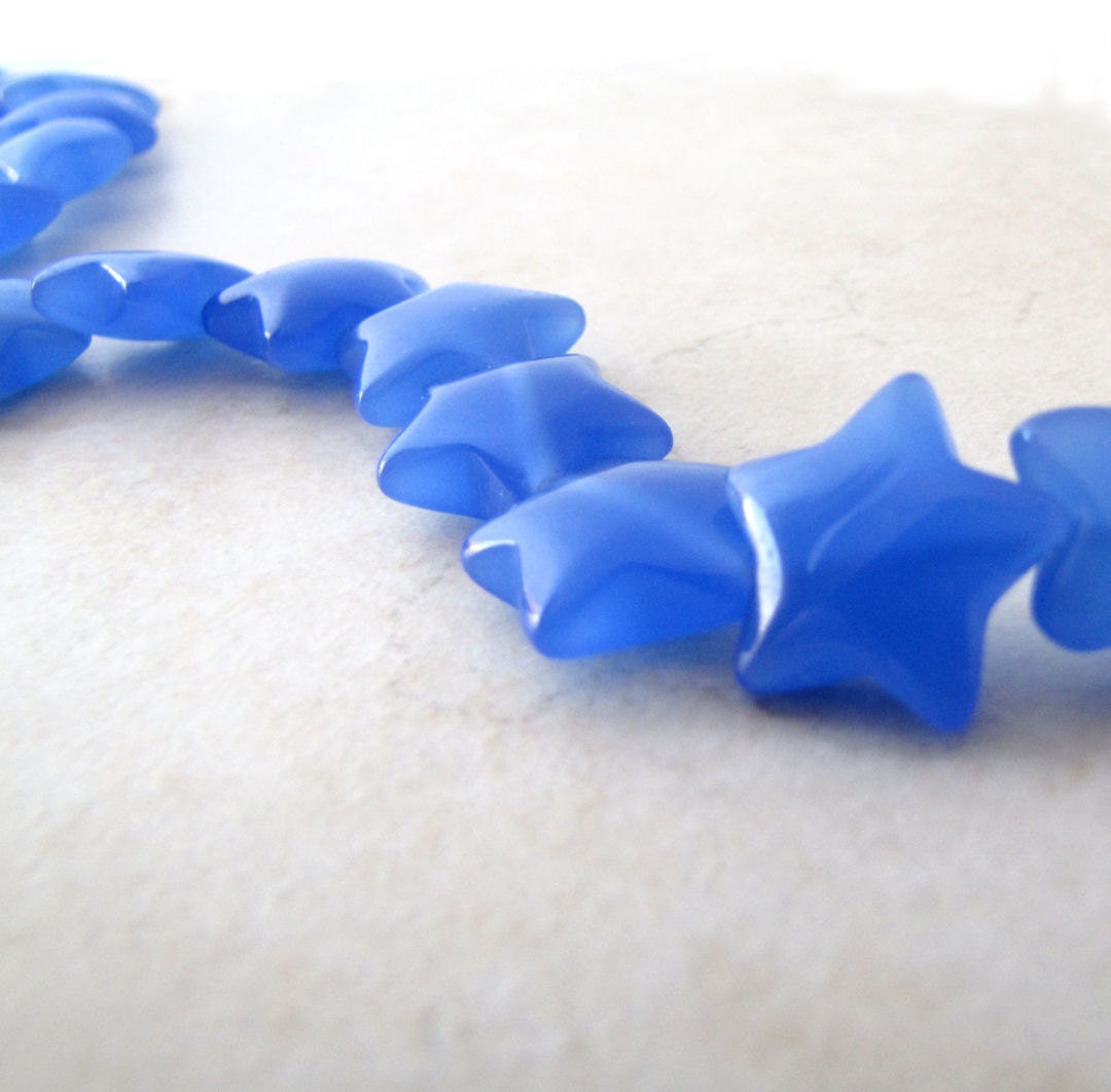 Blue Star Necklace Cosmic BellinaCreations Bellina Creation
