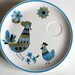 Cera Stone by Jonas Roberts Rooster Plates