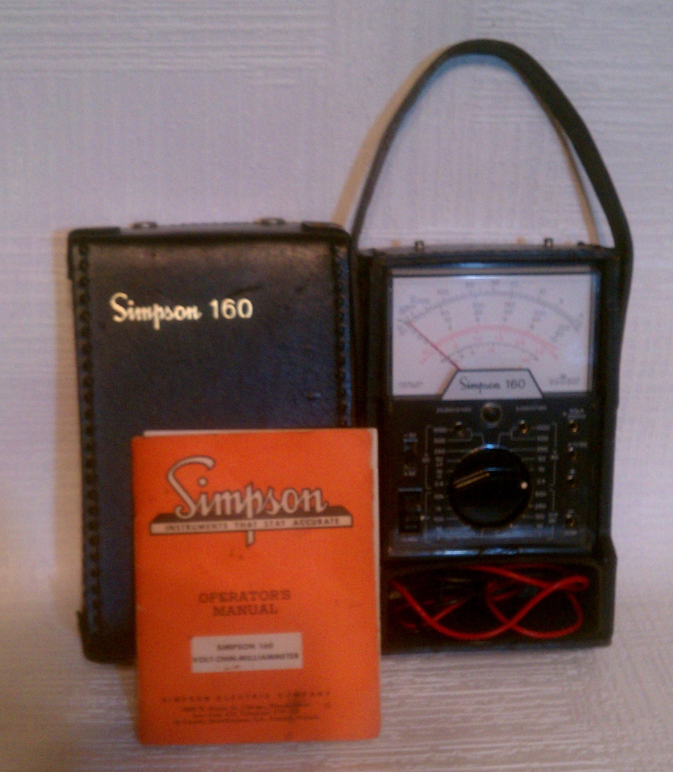 Simpson 160 Handi VOM Volt Ohm Milliammeter