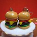 Cheeseburger Polymer Clay Earrings