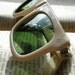 Vintage White Ladies Bakelite Sunglasses