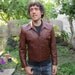 VTG Men's Western Leather Jacket Slim 42 made in USA