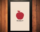 New York Minimalist City Poster - 12" x 18"