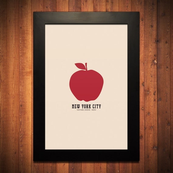 New York Minimalist City Poster - 12" x 18"