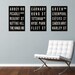 London England COLLECTION of 3 Subway Sign Prints. Bus Scrolls. 12 x 18