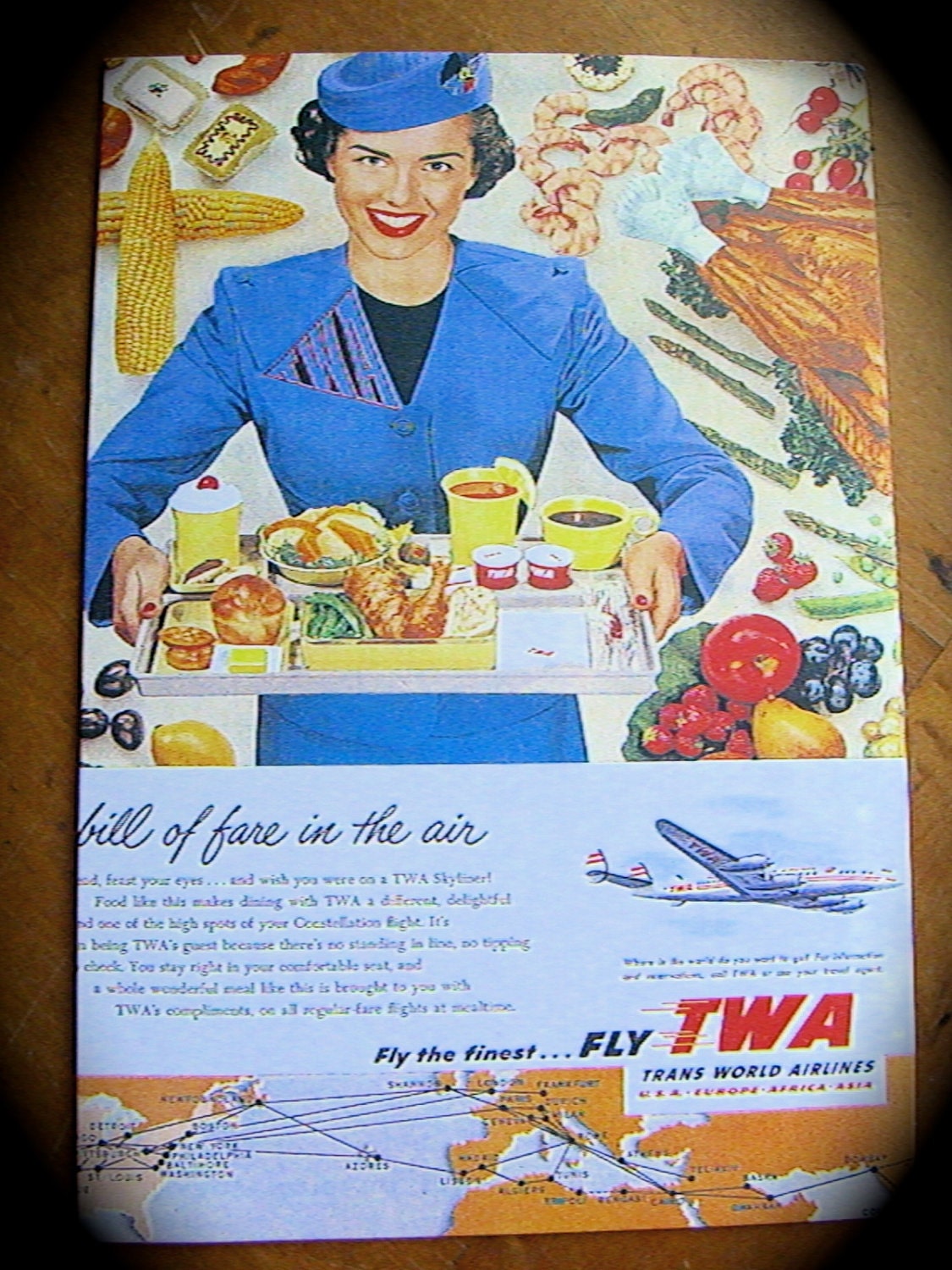 TWA Vintage Archives Blank Card