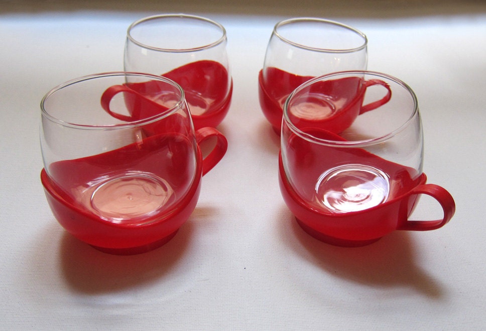 Vintage Mid century retro German Teknikcam insulated heat resistant glasses