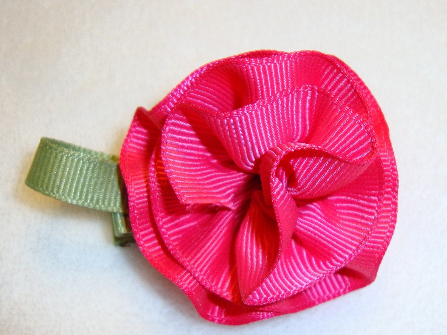 Hot Pink Carnation Hair Clip