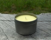 Citronella Scented Handpoured 4oz Pure Soy Candle Travel Tin-UpontheRoofFarm Vermont
