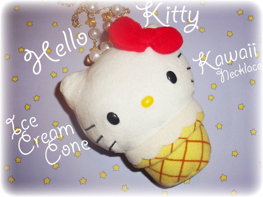 hello kitty ice cream plush