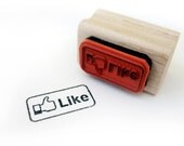Thumbs Up Like Rubber Stamp