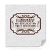 Handmade Vintage Style Custom Label Rubber Stamp