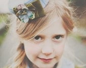 The " Ashton" Vintage inspired Mini Pill Box Hat - fascinator special occasion
