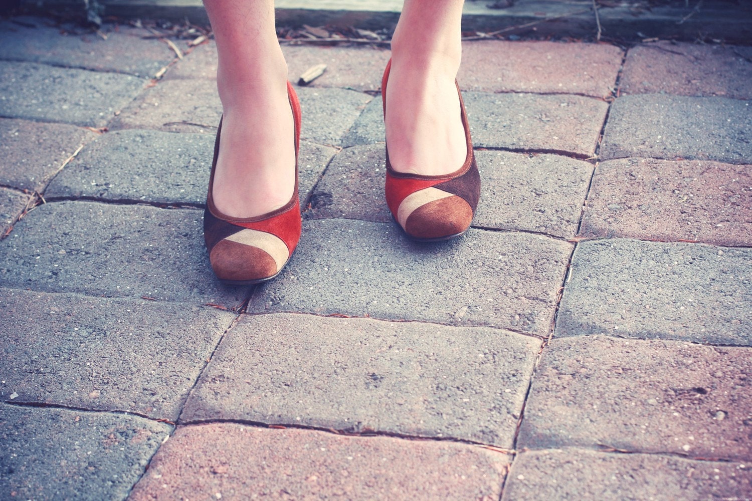 Sale-Multi Brown Heel-was 25