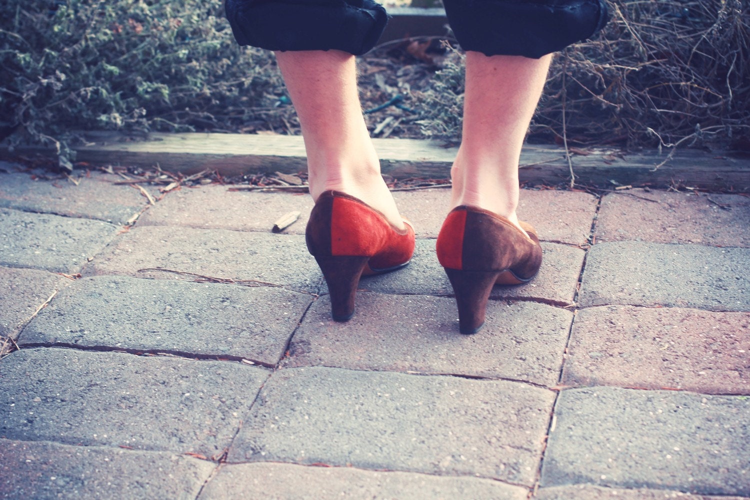 Sale-Multi Brown Heel-was 25