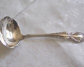 Vintage Silverplate Silver Plate LADLE 1881 Rogers Oneida Baroque Rose Pattern 1967