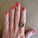 Antique Amethyst and Enamel Cocktail Ring