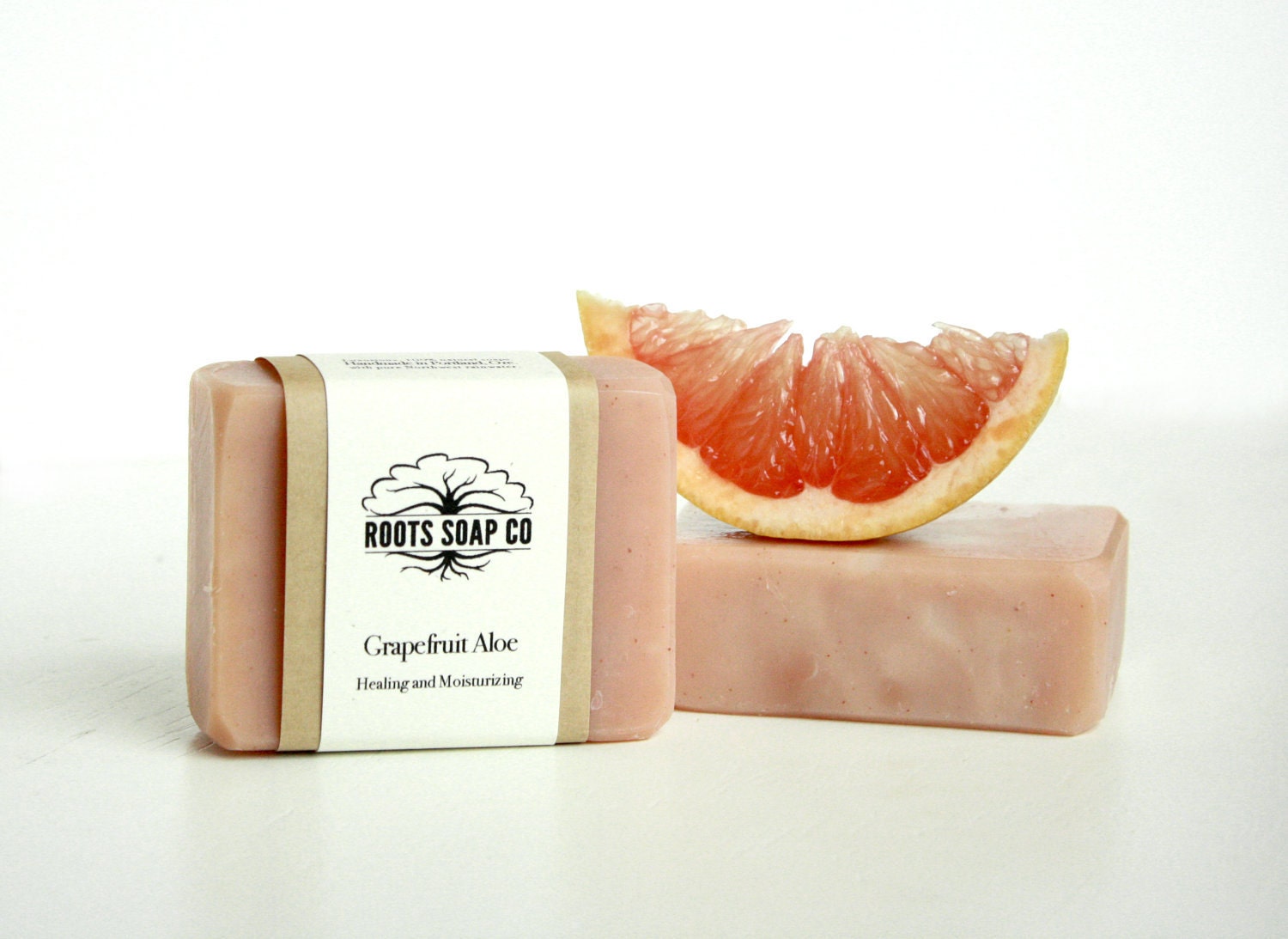 Grapefruit Aloe Soap / Eco Friendly Soap, Handmade Soap Bar / Cold Process Soap