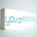 You Are So Loved. Wood Block Decor.
