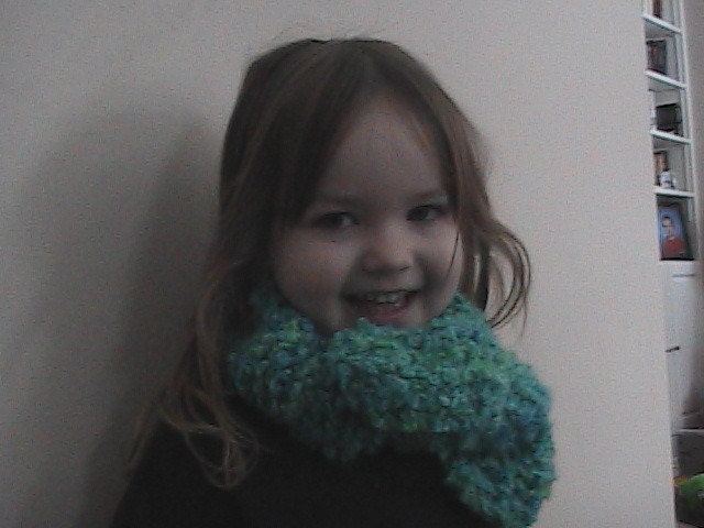 Sea Foam toddler scarf