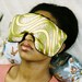 Natural Herbal HEADACHE Remedy, 100% Silk Luxury Eye Mask, Relaxing Soothing Relief for MIGRAINE SINUSES, Lavender Eucalyptus Peppermint