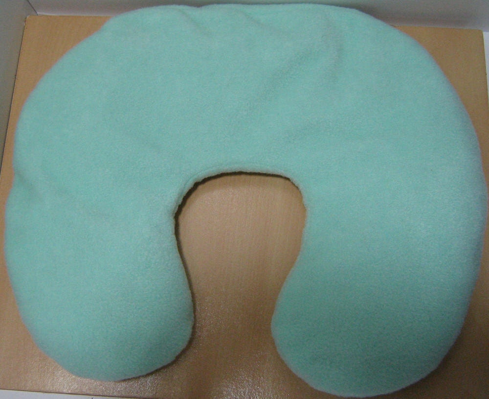 Microwave Aromatherapy Neck & Shoulder Heat Wrap, Lavender  Heating Pad, Heated Neck Warmer, REMOVABLE WASHABLE Cover, Green Fleece
