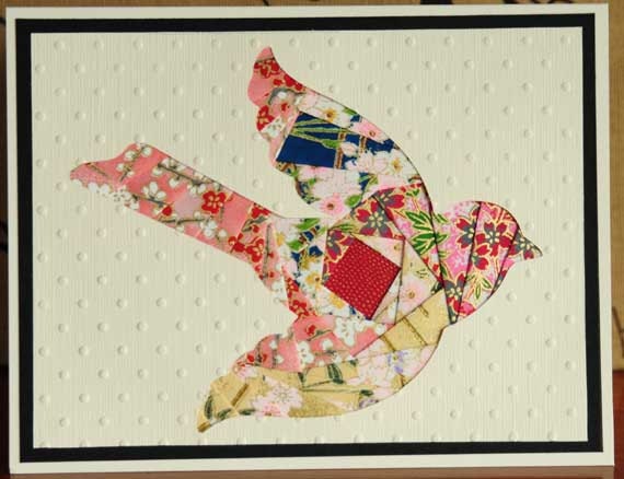 Iris Fold Blank Assorted All Occasion Cards Set of 5