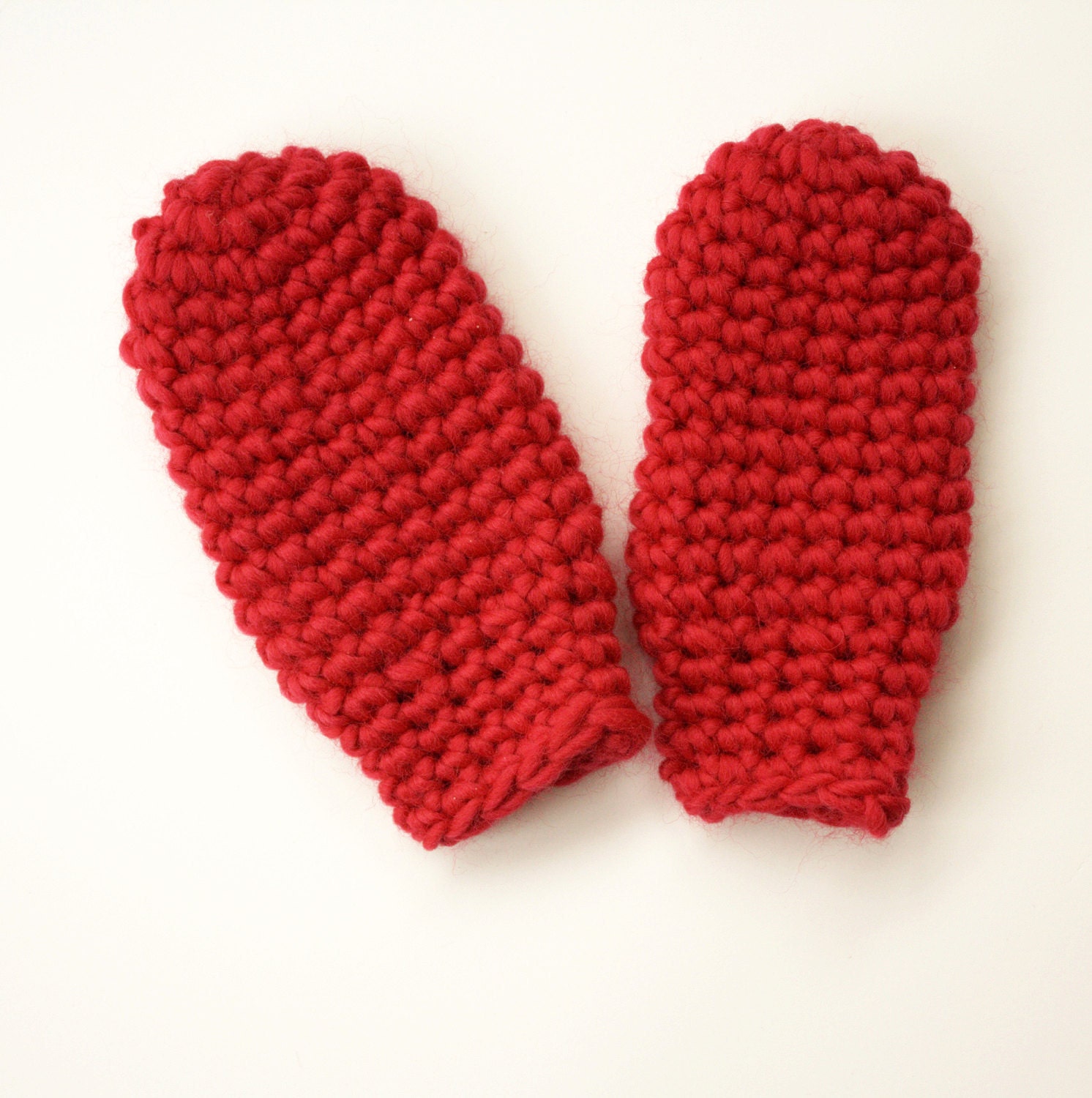 Crochet Baby Thumbless Mittens