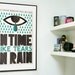 Blade runner poster, movie poster, Typography print, Minimalistic poster, quote poster, Scandinavian design A3