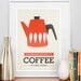 Coffee Kitchen Print, Art for kitchen, Cathrineholm poster, Mid century modern, retro poster print A3 Vanilla