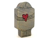 Love Robot Toy - Handmade Wooden Toy - Waldorf Toy - Wood Toy - Kids Toy