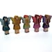 Quintet of Fairies - Wood Toys - Woodland Fairy Toys