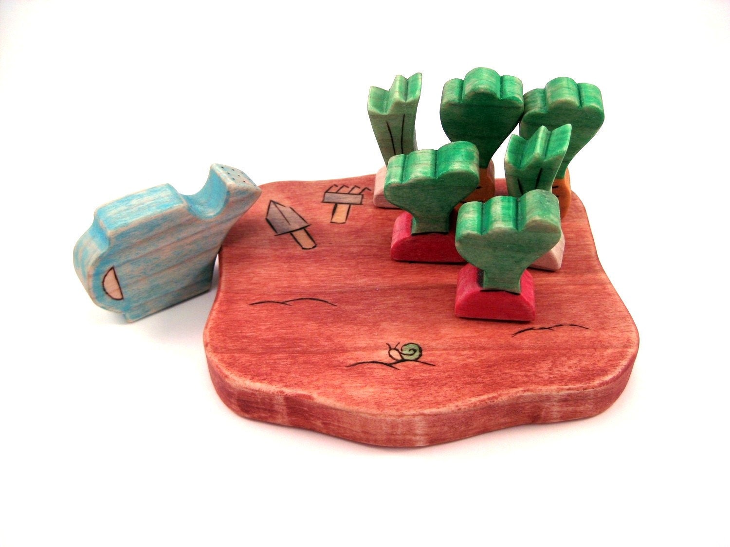 Gardening Set - Waldorf Toy - Nature Table Toy - Kids Toy